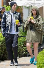 ALABAMA and Travis BARKEROut for Coffee at La La Land Cafe in Calabasas 06/02/2023