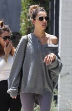 ALESSANDRA AMBROSIO Leaves a Private Workout in West Hollywood 06/20/2023
