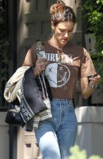 ALESSANDRA AMBROSIO Out and About in Santa Monica 06/26/2023