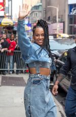 ALICIA KEYS Out at Times Square in New York 06/07/2023