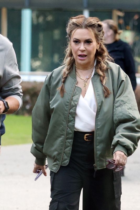 ALYSSA MILANO Arrives at Perth Convention and Exhibition Centre 06/25/2023