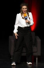 ALYSSA MILANO on Stage at Supanova Comic-Con and Gaming Expo at Perth Convention and Exhibiton Centre 06/25/2023