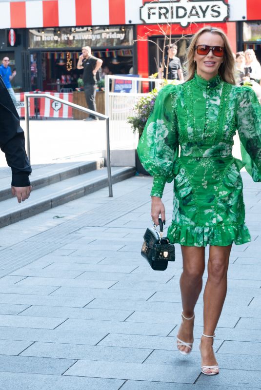 AMANDA HOLDEN Arrives at Global Radio Studios in London 06/14/2023