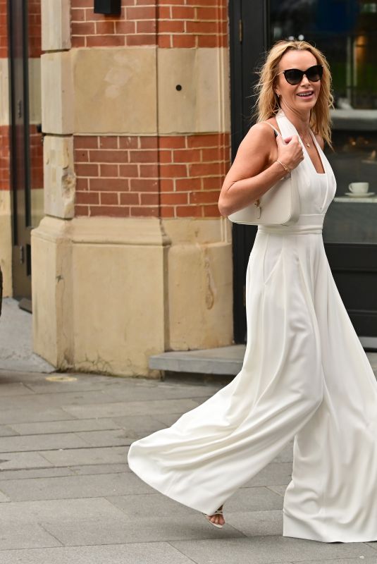 AMANDA HOLDEN Leaves Global Radio Studios in London 06/06/2023