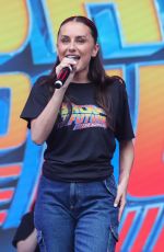 AMBER DAVIES and the cast of Back to the Future Performs in London 06/18/2023