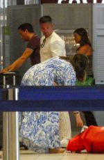 AMY CHILDS at Check in Desk in Paphos International Airport 06/27/2023