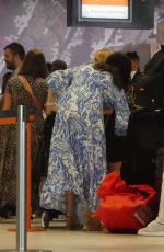 AMY CHILDS at Check in Desk in Paphos International Airport 06/27/2023