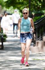 AMY ROBACH Out Jogging in New York 05/30/2023