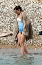 ANA DE ARMAS in Swimsuit at a Beach in Greece 06/13/2023