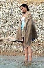 ANA DE ARMAS in Swimsuit at a Beach in Greece 06/13/2023