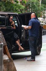 ANGELINA JOLIE Arrives at Her Hotel in New York 06/27/2023