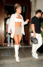 ANTIGONI BUXTON Leaves IT Mayfair in London 06/04/2023