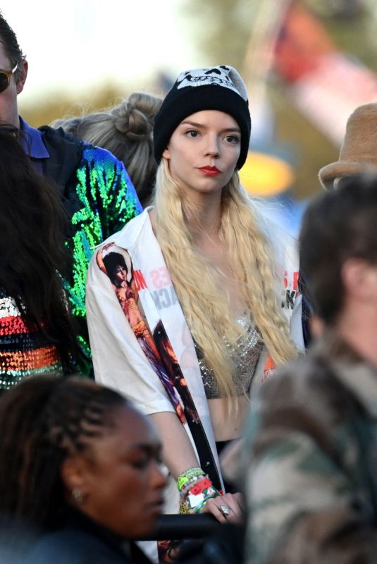 ANYA TAYLOR-JOY at Glastonbury Festival in Glastonbury 06/25/2023
