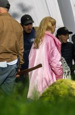 ARIANA GRANDE and CYNTHIA ERIVO Out Filming in Windsor Great Park England 06/17/2023
