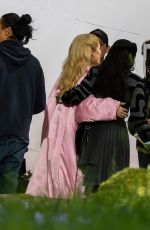 ARIANA GRANDE and CYNTHIA ERIVO Out Filming in Windsor Great Park England 06/17/2023