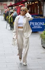 ASHLEY ROBERTS Arrives at Heart Breakfast in London 06/20/2023