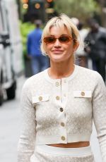 ASHLEY ROBERTS Arrives at Heart Radio in London 06/05/2023