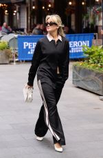 ASHLEY ROBERTS Leaves Global Radio in London 06/02/2023