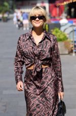 ASHLEY ROBERTS Leaves Global Radio Studios in London 06/13/2023
