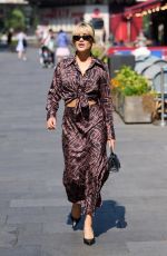 ASHLEY ROBERTS Leaves Global Radio Studios in London 06/13/2023
