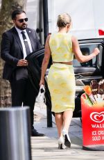 ASHLEY ROBERTS Leaves Heart Breakfast Studios in London 06/12/2023