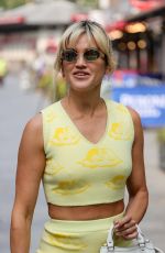 ASHLEY ROBERTS Leaves Heart Breakfast Studios in London 06/12/2023