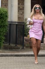 ASILEYNE HORGAN-WALLACE Out with Her Dog in London 06/12/2023