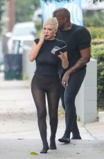 BIANCA CENSORI and Kanye West Leaves KFC in Downtown Los Angeles 06/13/2023