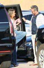 BROOKE BURKE and Scott Rigsby Out for Dinner at Nobu in Malibu 06/24/2023