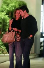 BROOKE BURKE and Todd Miller Out for Dinner in Malibu 06/16/2023