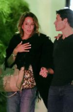 BROOKE BURKE and Todd Miller Out for Dinner in Malibu 06/16/2023
