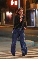 CALISTA FLOCKHART Out for Dinner with Friends at Via Veneto in Santa Monica 06/11/2023