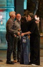 CALISTA FLOCKHART Out for Dinner with Friends at Via Veneto in Santa Monica 06/11/2023