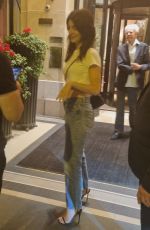 CAMILA MORRONE Leaves Plaza Athenee Restaurant in Paris 06/10/2023