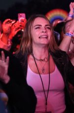 CARA DELEVINGNE at Megan Thee Stallion Concert at LA Gay Pride 06/09/2023