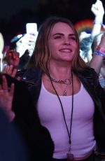 CARA DELEVINGNE at Megan Thee Stallion Concert at LA Gay Pride 06/09/2023