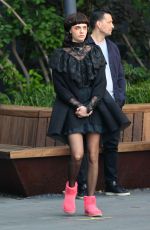 CARA DELEVINGNE on the Set of American Horror Story in Los Angeles 06/02/2023