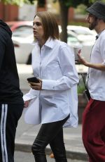 CARA DELEVINGNE on the Set of American Horror Story in New York 06/05/2023