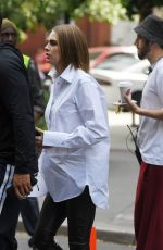 CARA DELEVINGNE on the Set of American Horror Story in New York 06/05/2023
