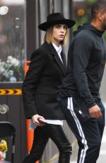 CARA DELEVINGNE on the Set of American Horror Story in New York 06/05/2023
