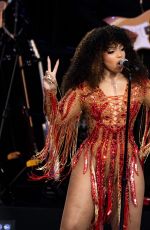 CHLOE BAILEY Pays Tribute to Tina Turner Onstage at Juneteenth: A Global Celebration for Freedom in Los Angeles 06/19/2023