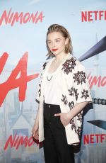 CHLOE MORETZ at Nimona Premiere at AMC Lincoln Square Theater in New York 06/24/2023
