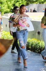 CHRISSY TEIGEN Arrives at a Memorable Kids