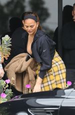 CHRISSY TEIGEN Heading to a Studio in Hollywood 06/06/2023