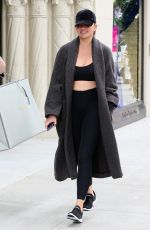 CHRISSY TEIGEN Out Shopping at Tom Ford on Father