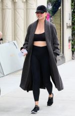 CHRISSY TEIGEN Out Shopping at Tom Ford on Father