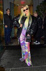 CHRISTINA AGUILERA Arrives at Her Pride Island Party in New York 06/25/2023