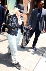 CHRISTINA AGUILERA Leaves Greenwich Hotel in New York 06/29/2023