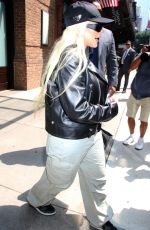 CHRISTINA AGUILERA Leaves Greenwich Hotel in New York 06/29/2023
