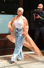 CHRISTINA AGUILERA Out and About in New York 06/27/2023